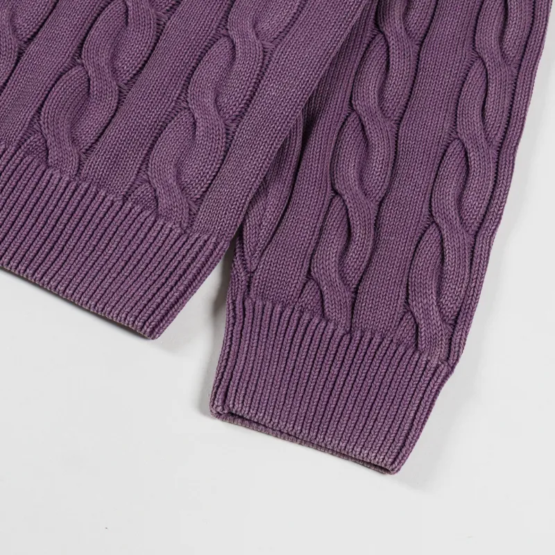 Carhartt WIP Carter Sweater Cozy Purple-5