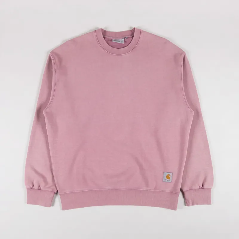 Carhartt WIP Hudson Sweatshirt Daphne Chalk Wash