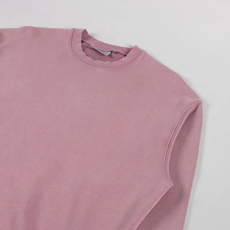 Carhartt WIP Hudson Sweatshirt Daphne Chalk Wash-2