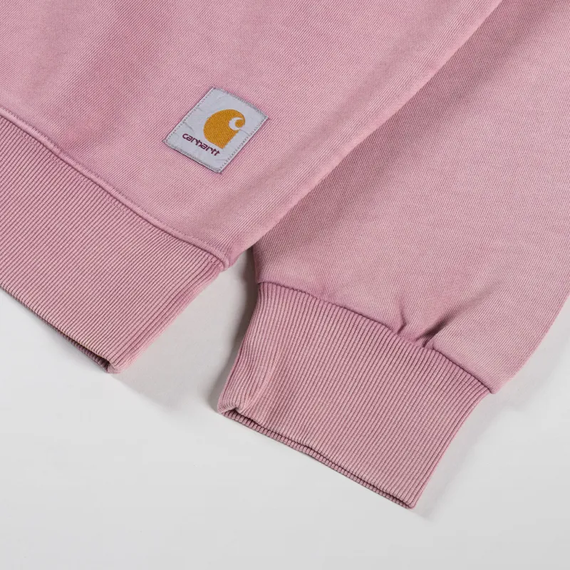 Carhartt WIP Hudson Sweatshirt Daphne Chalk Wash-6