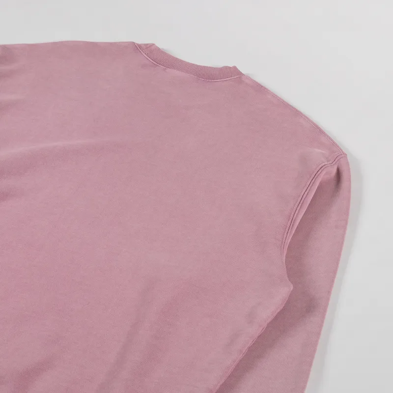 Carhartt WIP Hudson Sweatshirt Daphne Chalk Wash-3