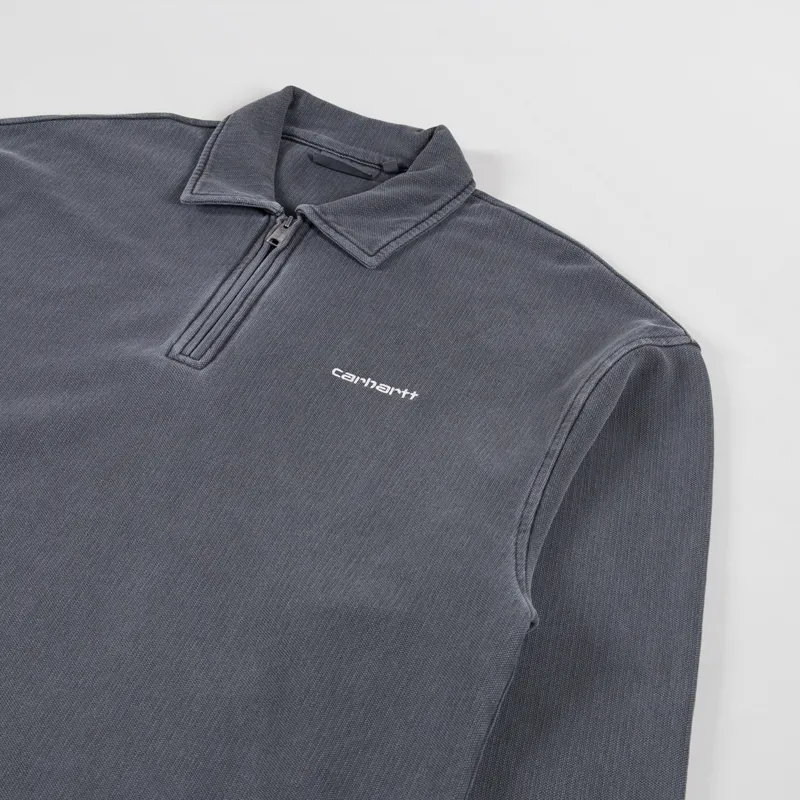 Carhartt WIP Pique Script Sweatshirt Black White-2