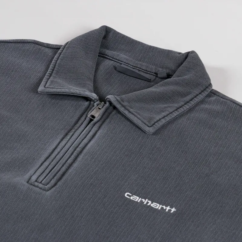 Carhartt WIP Pique Script Sweatshirt Black White-4