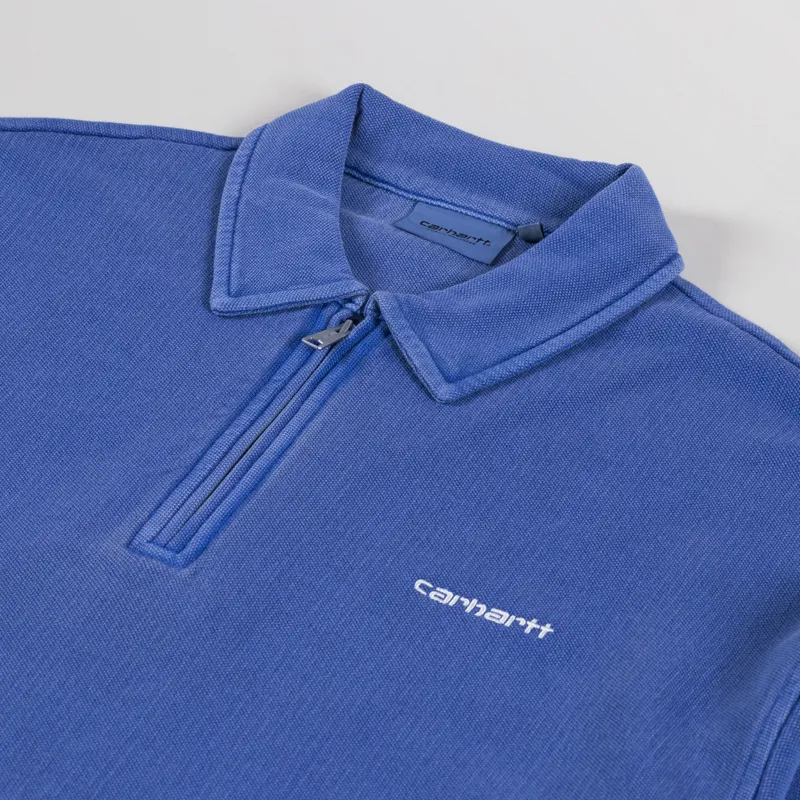 Carhartt WIP Pique Script Sweatshirt Wolfsbane White-4