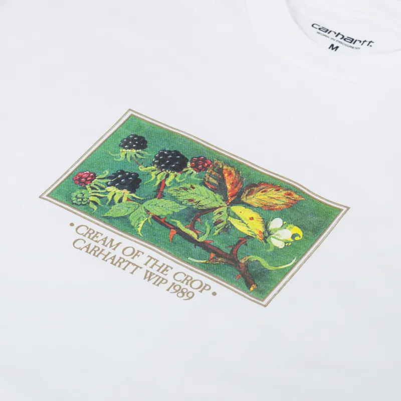 Carhartt WIP Cream Of The Crop T Shirt White-2