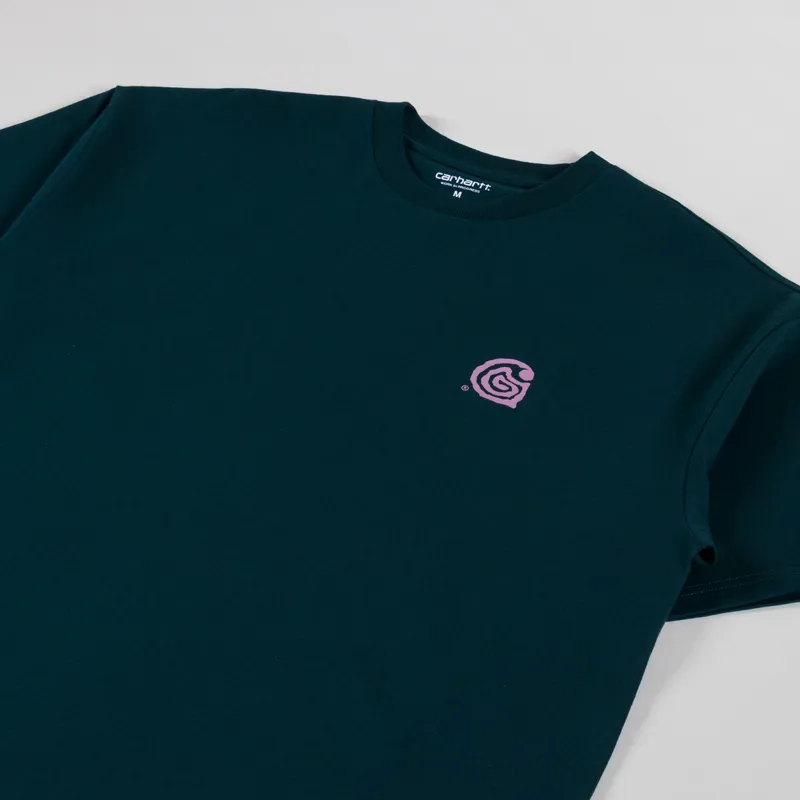 Carhartt WIP Helix T Shirt Deep Lagoon-3