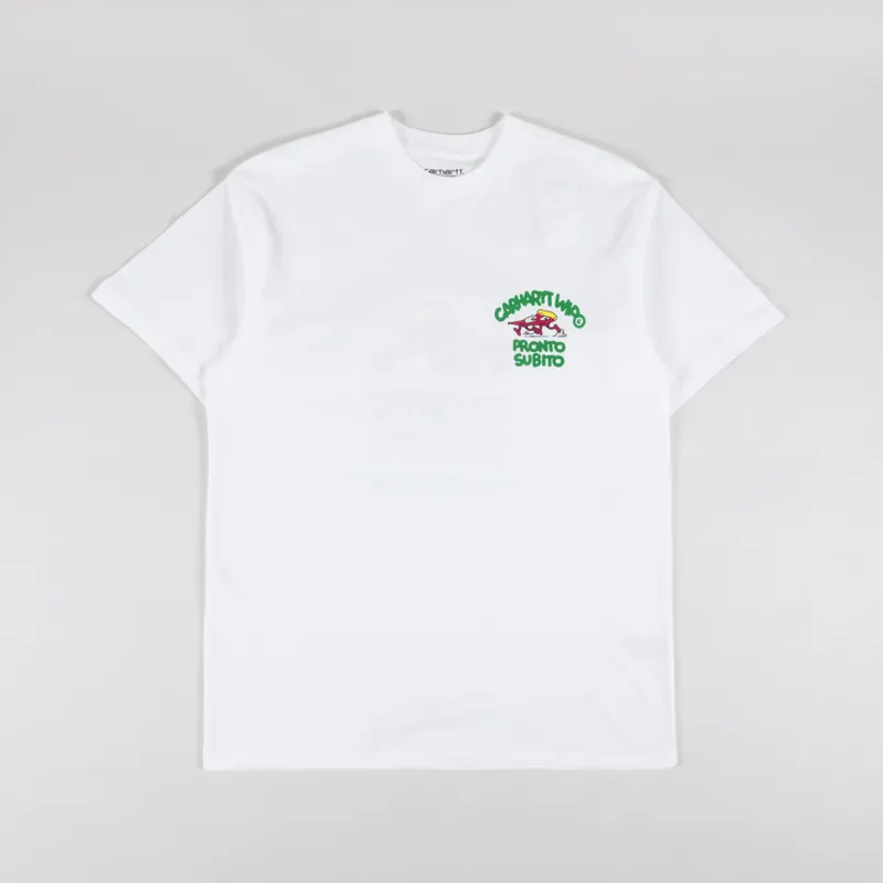Carhartt WIP Pronto T Shirt White-1