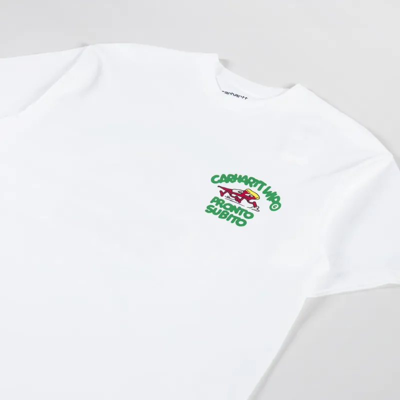 Carhartt WIP Pronto T Shirt White-3