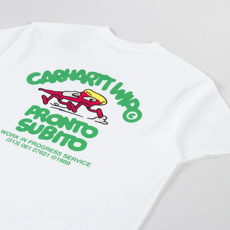 Carhartt WIP Pronto T Shirt White-2