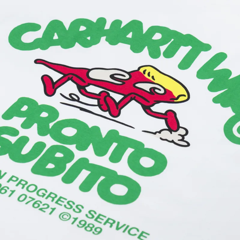 Carhartt WIP Pronto T Shirt White-4