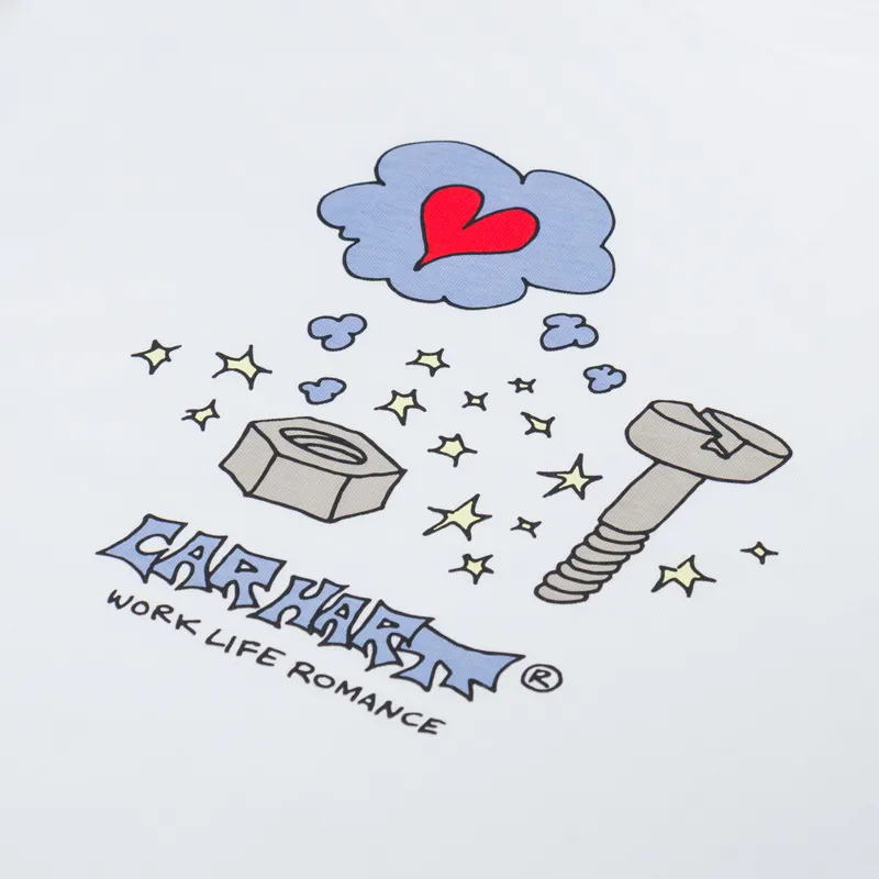 Carhartt WIP Work Life Romance T Shirt White-2
