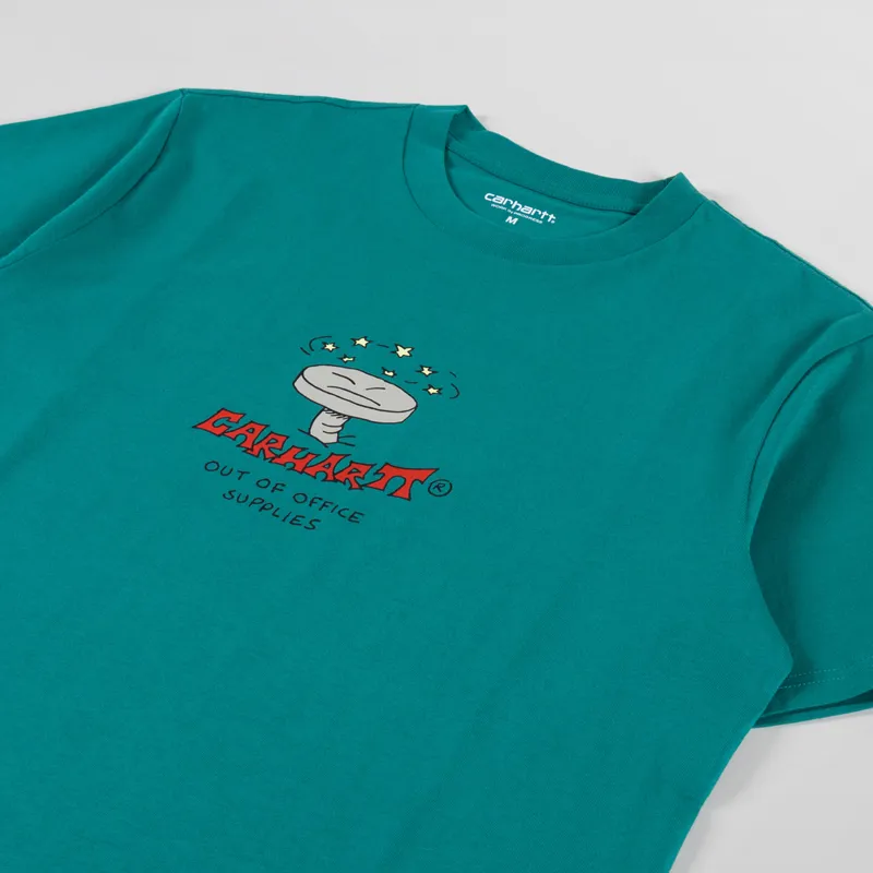 Carhartt WIP Work Life Romance T Shirt Saguaro-1