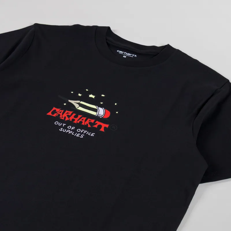 Carhartt WIP Work Life Romance T Shirt Black-1