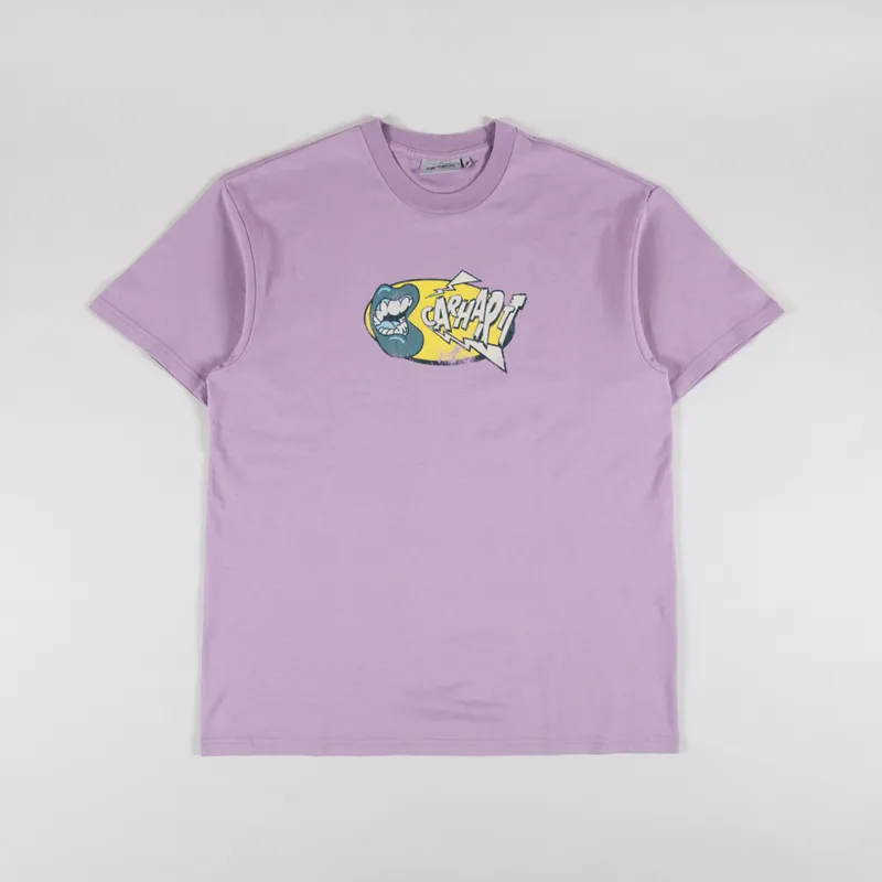 Carhartt WIP Louder T Shirt Pink Fog