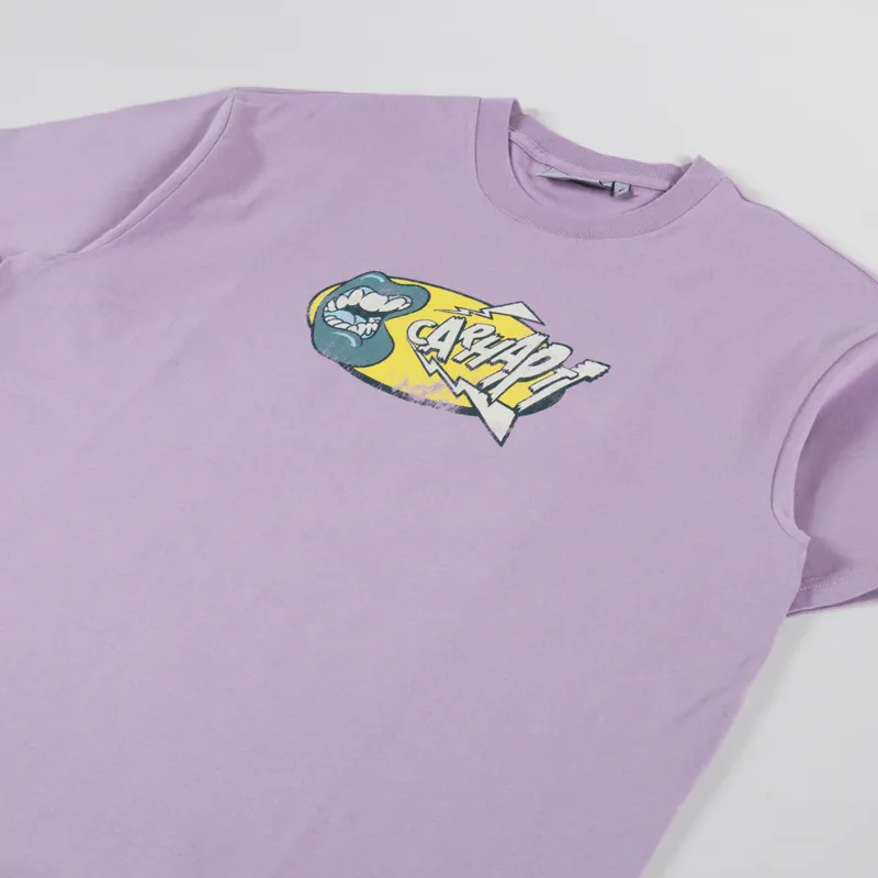 Carhartt WIP Louder T Shirt Pink Fog-1