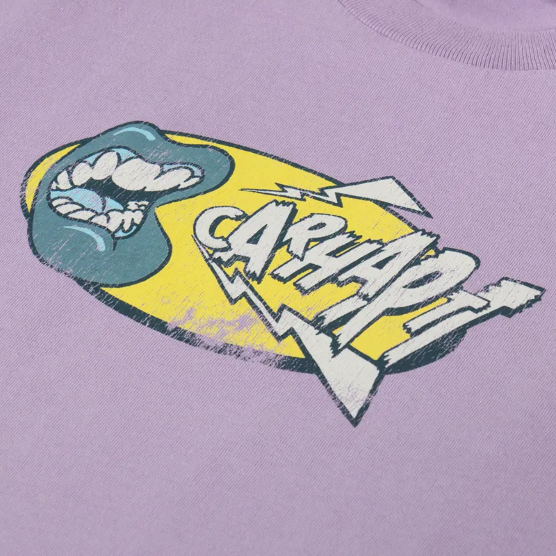 Carhartt WIP Louder T Shirt Pink Fog-2