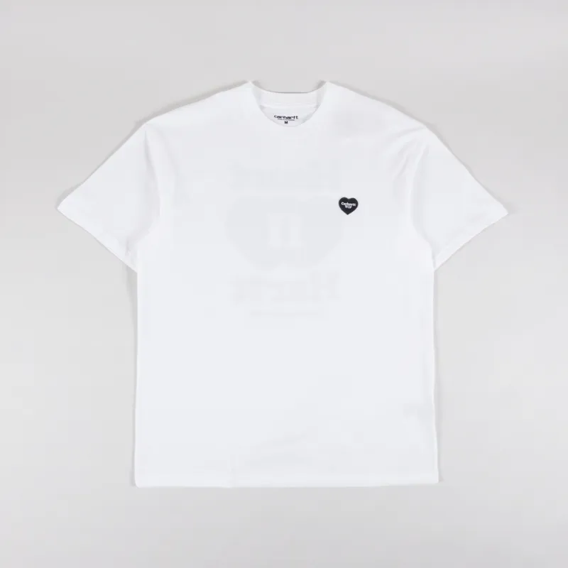 Carhartt WIP Heart II Hart T Shirt White-1