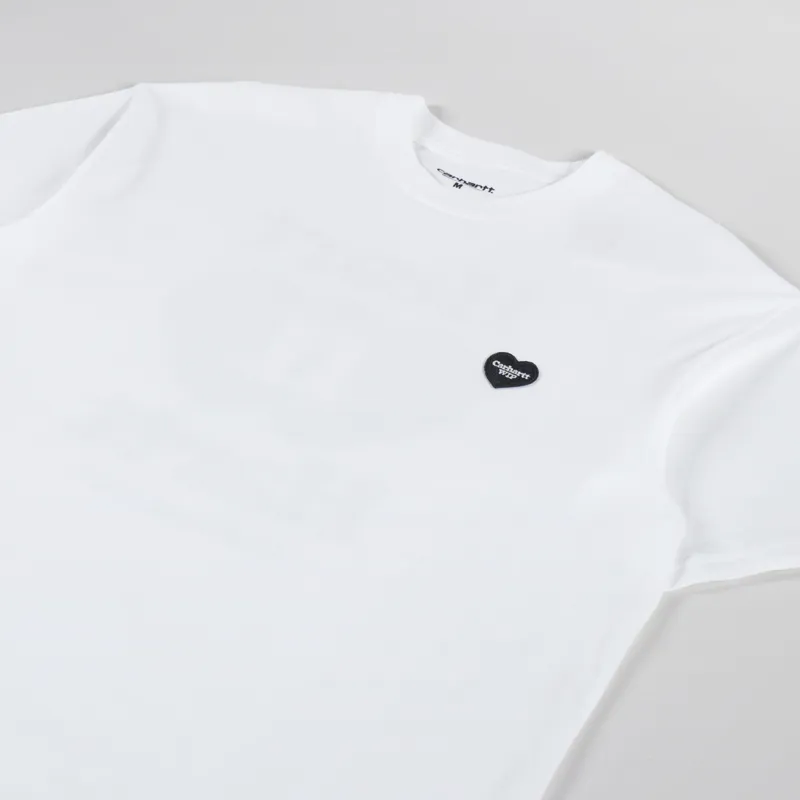 Carhartt WIP Heart II Hart T Shirt White-3