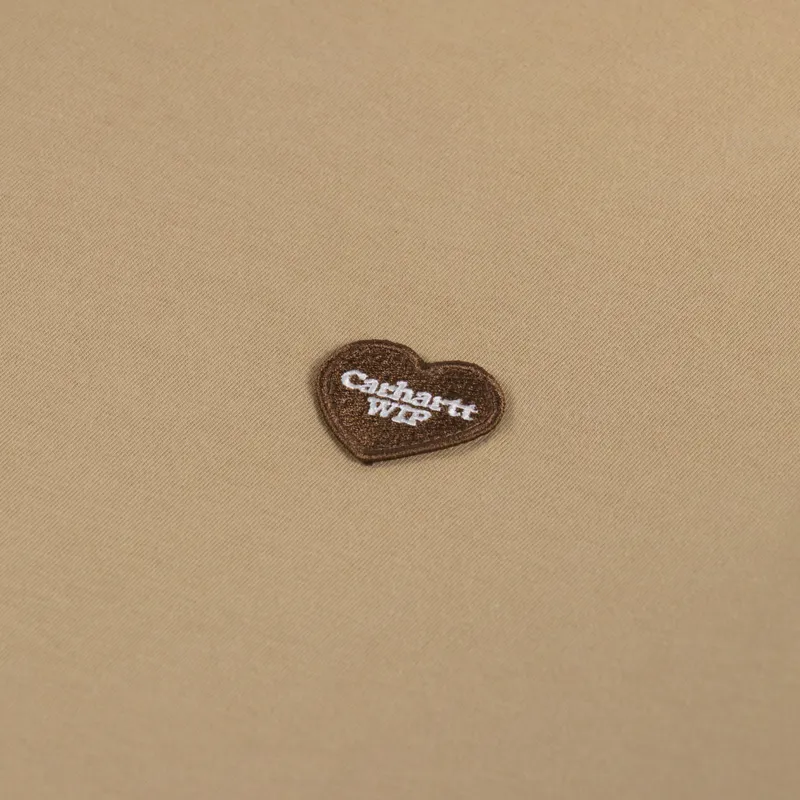 Carhartt WIP Heart II Hart T Shirt Dusty H Brown-5