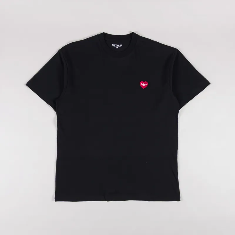 Carhartt WIP Heart II Hart T Shirt Black-1