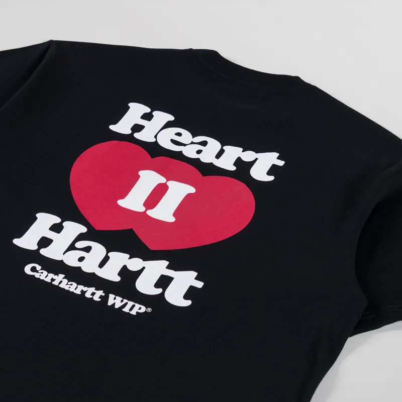 Carhartt WIP Heart II Hart T Shirt Black-2