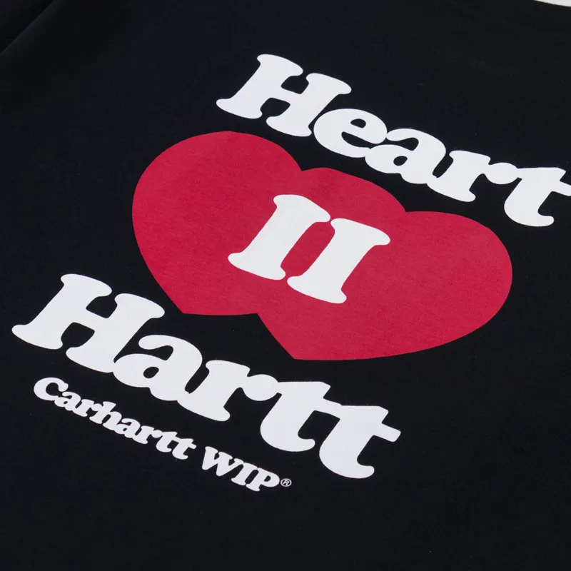 Carhartt WIP Heart II Hart T Shirt Black-4