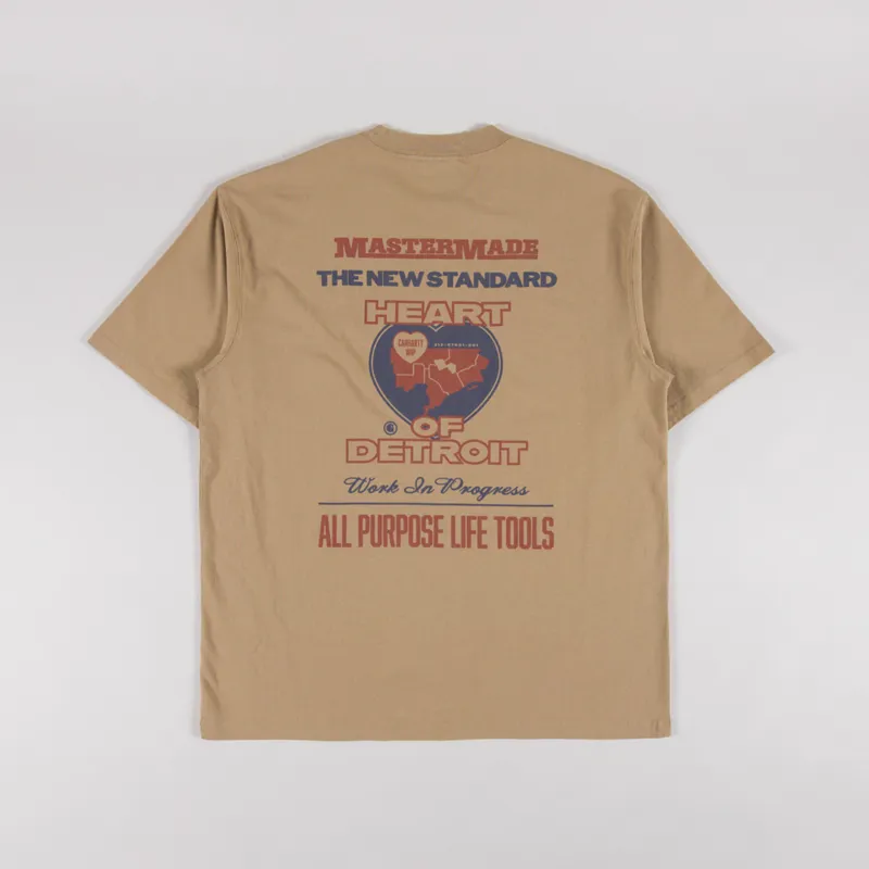 Carhartt WIP Arcan T Shirt Dusty H Brown