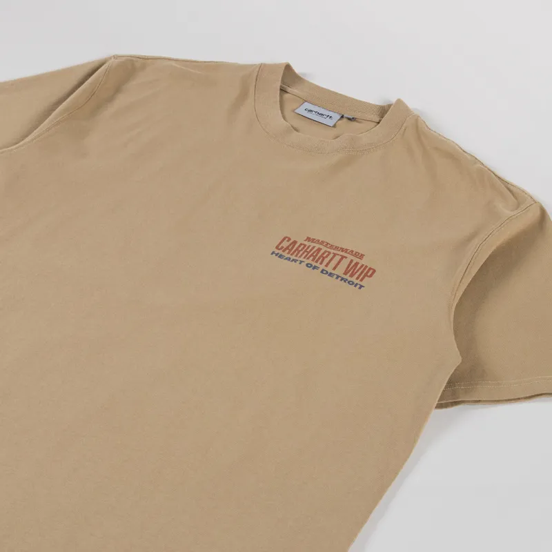 Carhartt WIP Arcan T Shirt Dusty H Brown-3