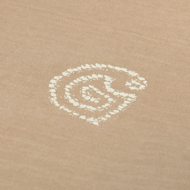 Carhartt WIP Long Sleeve Terrestrial T Shirt Dusty H Brown Natural-5