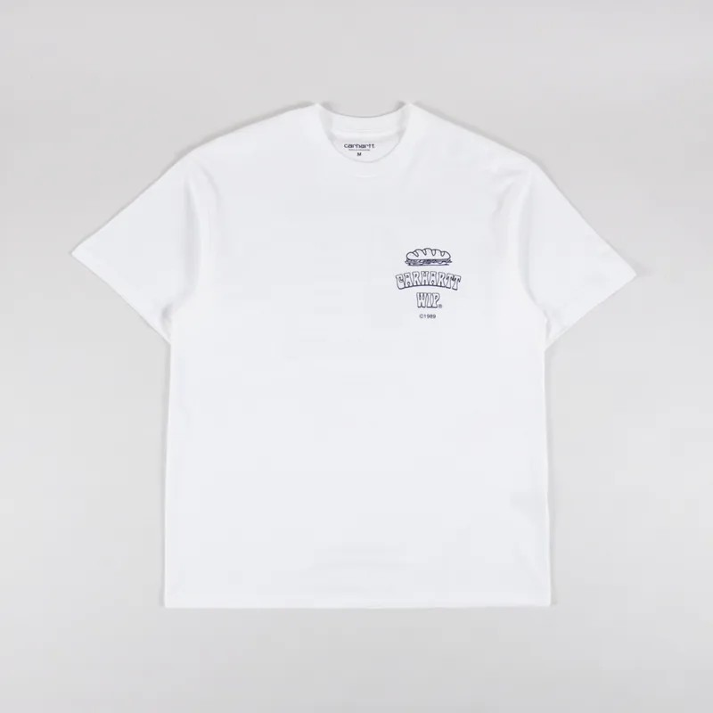Carhartt WIP Sandwich T Shirt White-1