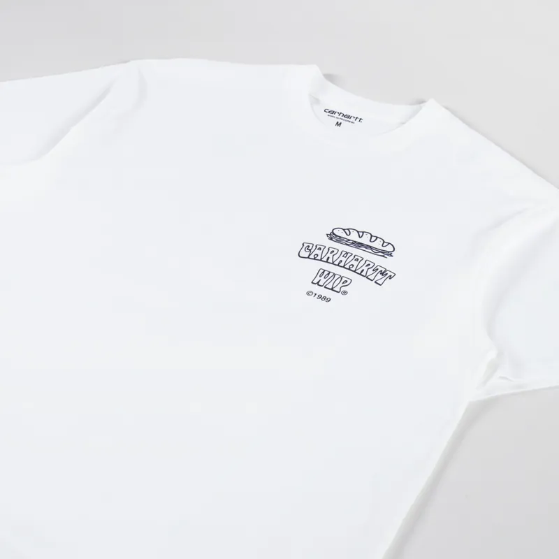 Carhartt WIP Sandwich T Shirt White-3