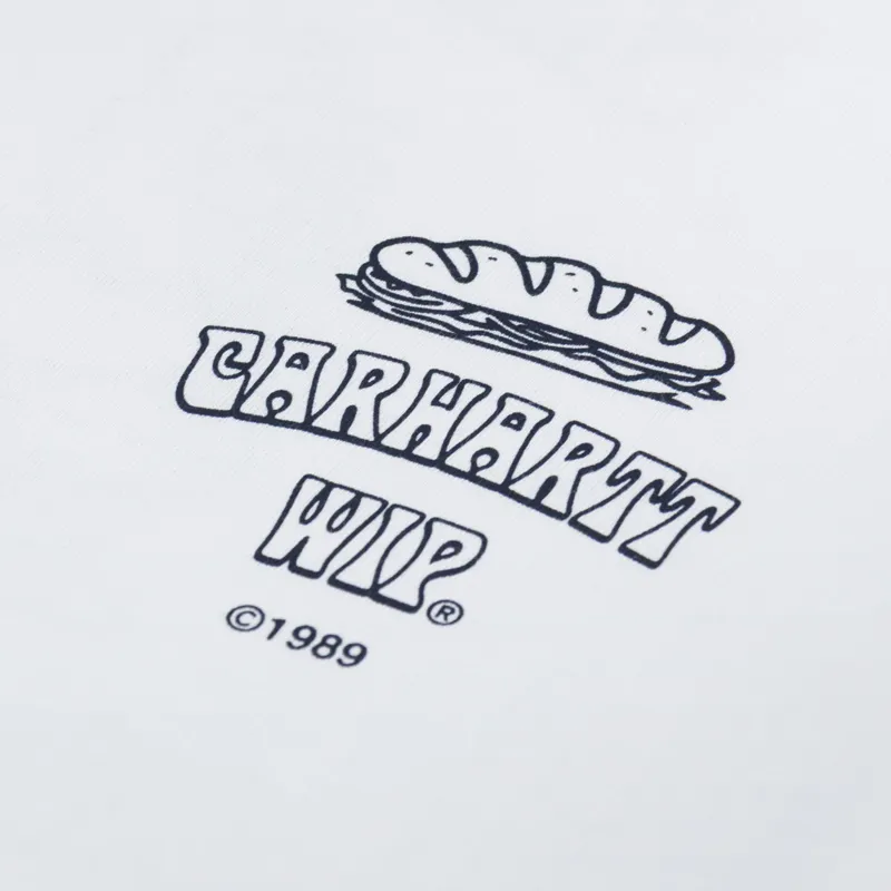 Carhartt WIP Sandwich T Shirt White-5
