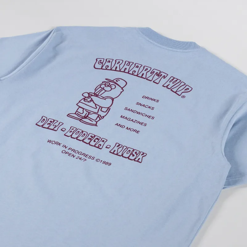 Carhartt WIP Sandwich T Shirt Blue Fog-2