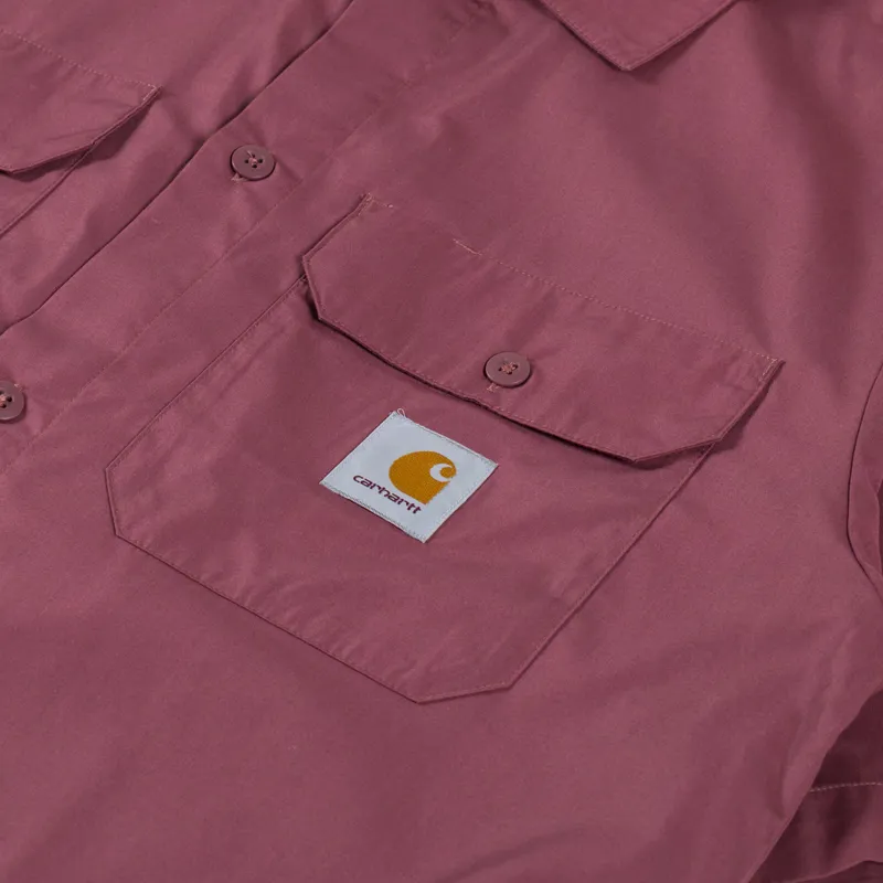 Carhartt WIP Craft Shirt Dusky Pink-5