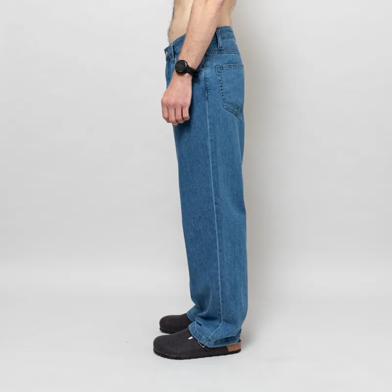 Carhartt WIP Lucas Pants Blue Stone Washed-2