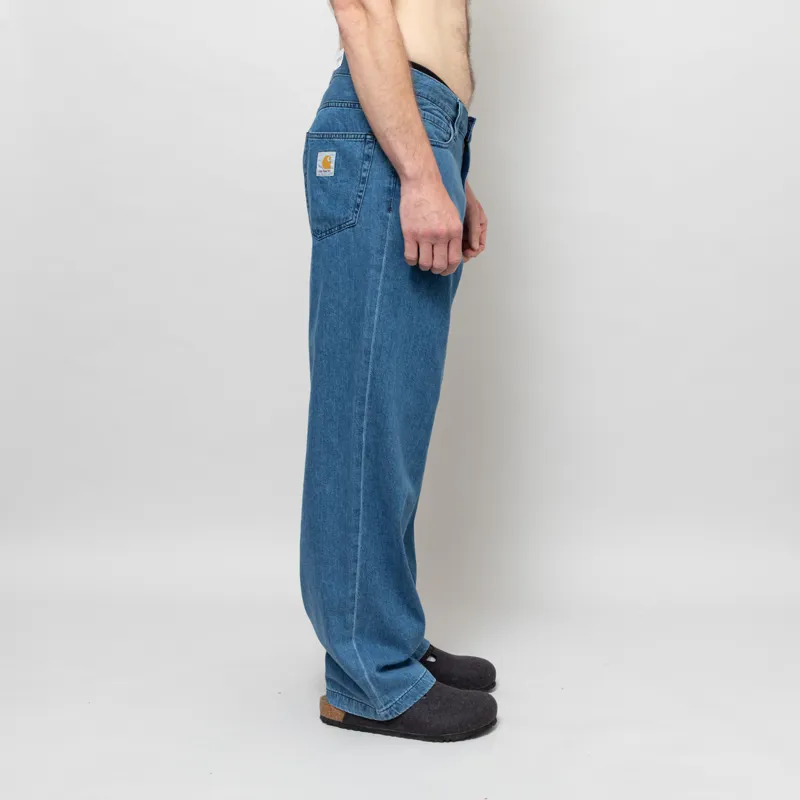 Carhartt WIP Lucas Pants Blue Stone Washed-4