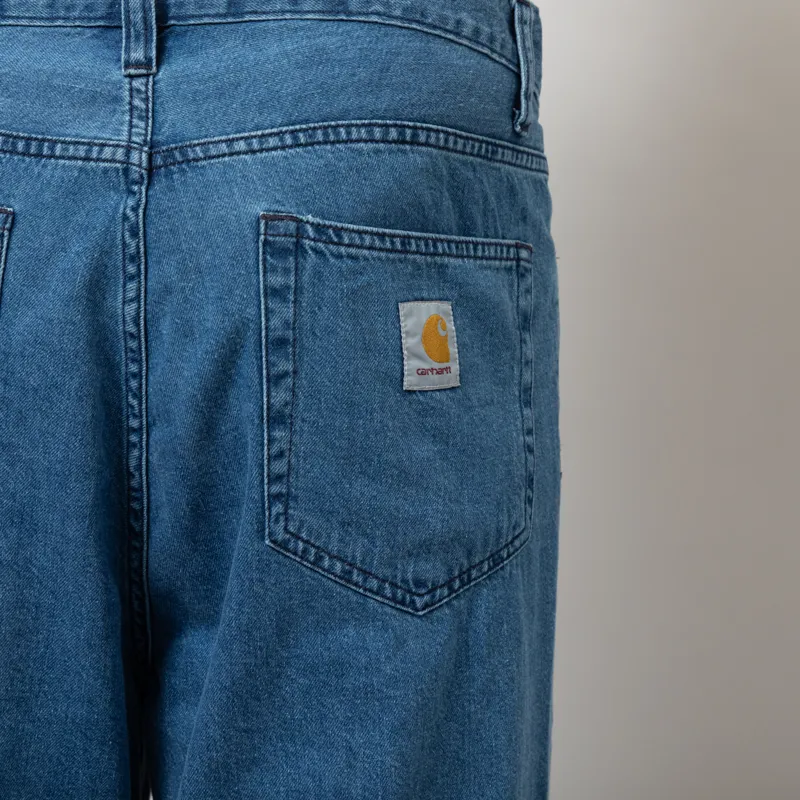 Carhartt WIP Lucas Pants Blue Stone Washed-7