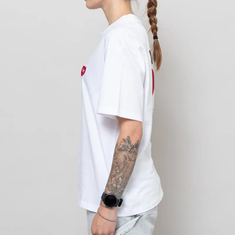 Carhartt WIP Womens Heart II Hart T Shirt White-4