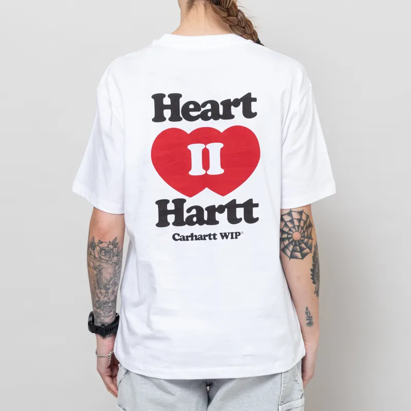 Carhartt WIP Womens Heart II Hart T Shirt White