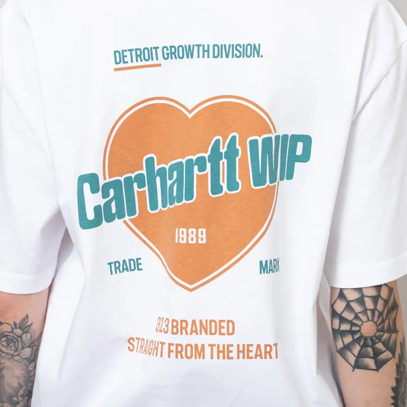 Carhartt WIP Womens Growth T Shirt White-5