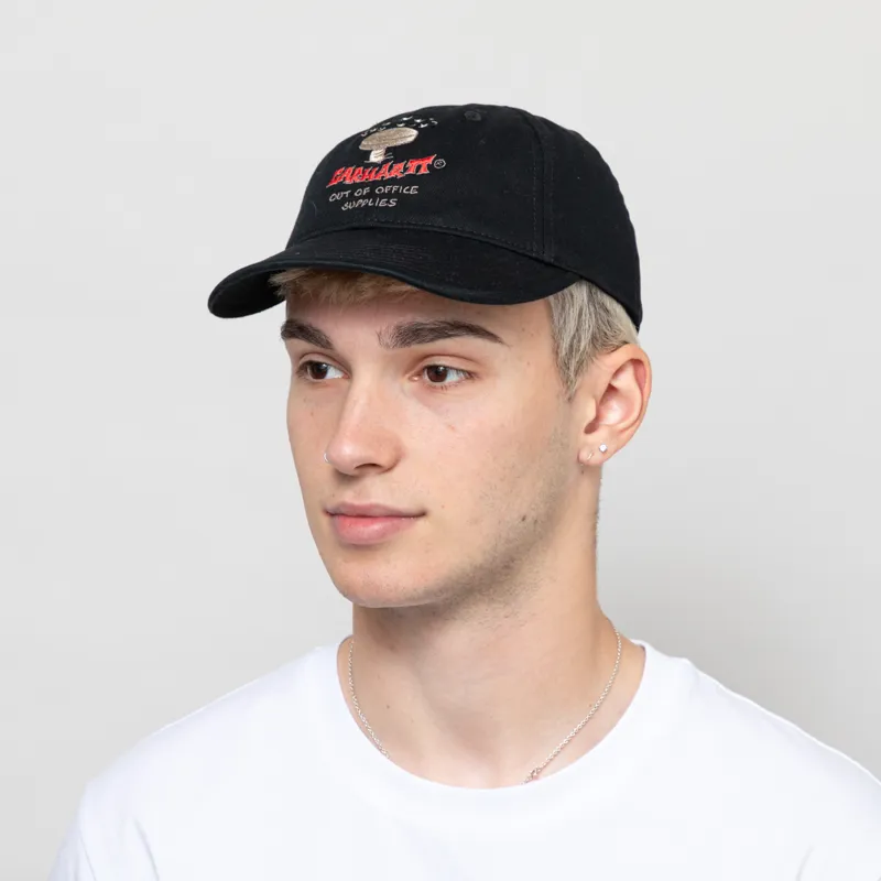 Carhartt WIP Office Supplies Cap Black