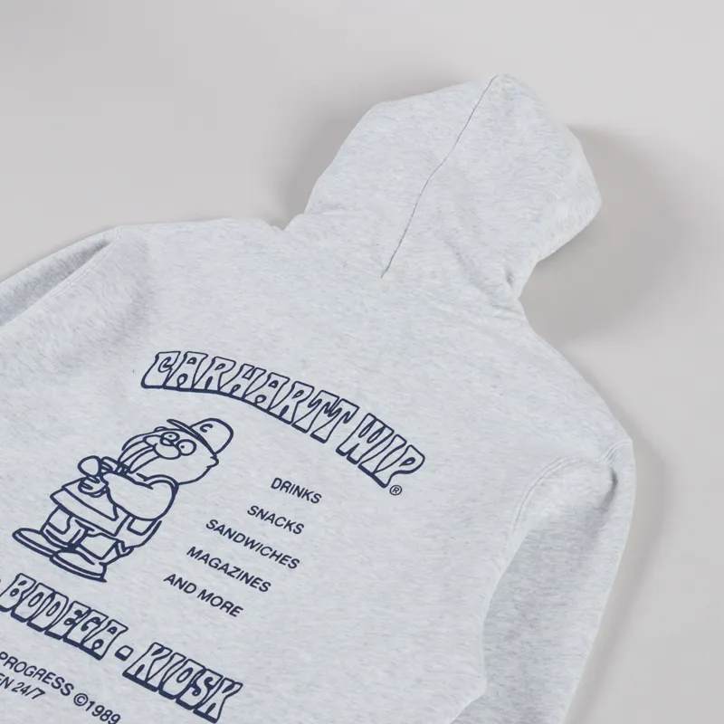 Carhartt WIP Hooded Sandwich Sweatshirt Ash Heather Blue-2