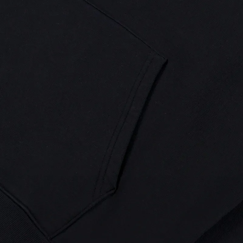 Carhartt WIP Hooded Sandwich Sweatshirt Black Blue Fog-7