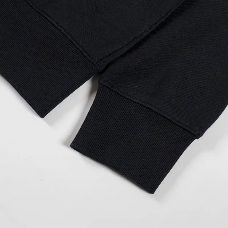 Carhartt WIP Hooded Sandwich Sweatshirt Black Blue Fog-9