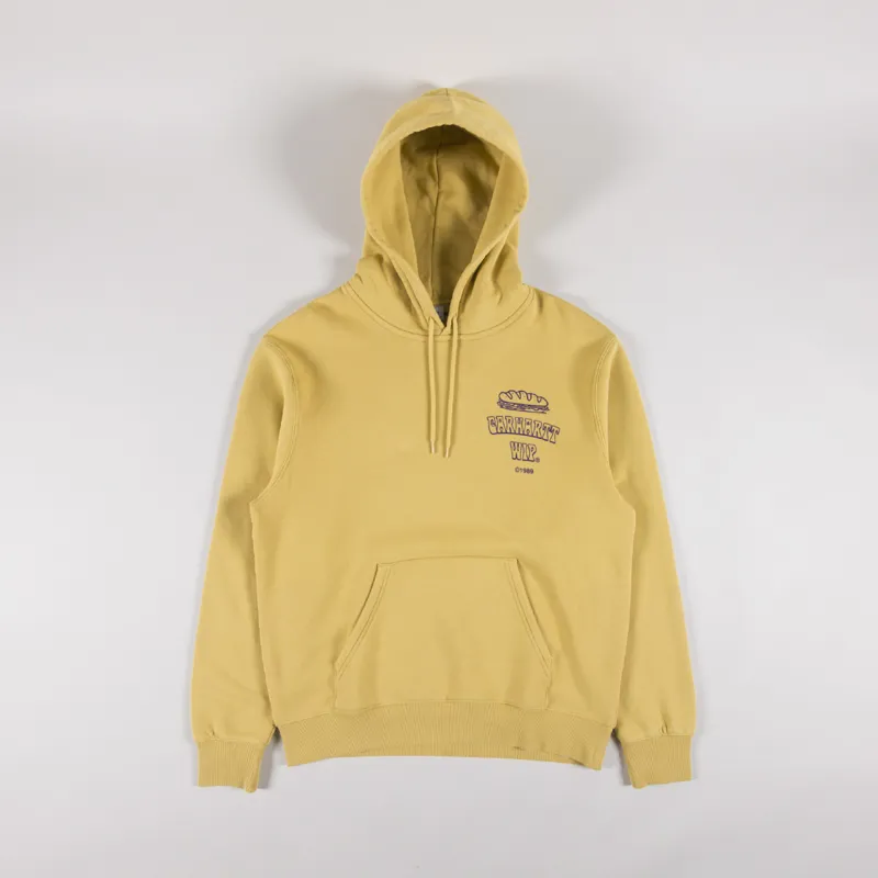 Carhartt WIP Hooded Sandwich Sweatshirt Suncrest Purple-1