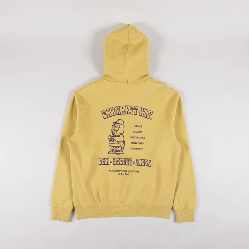 Carhartt WIP Hooded Sandwich Sweatshirt Suncrest Purple