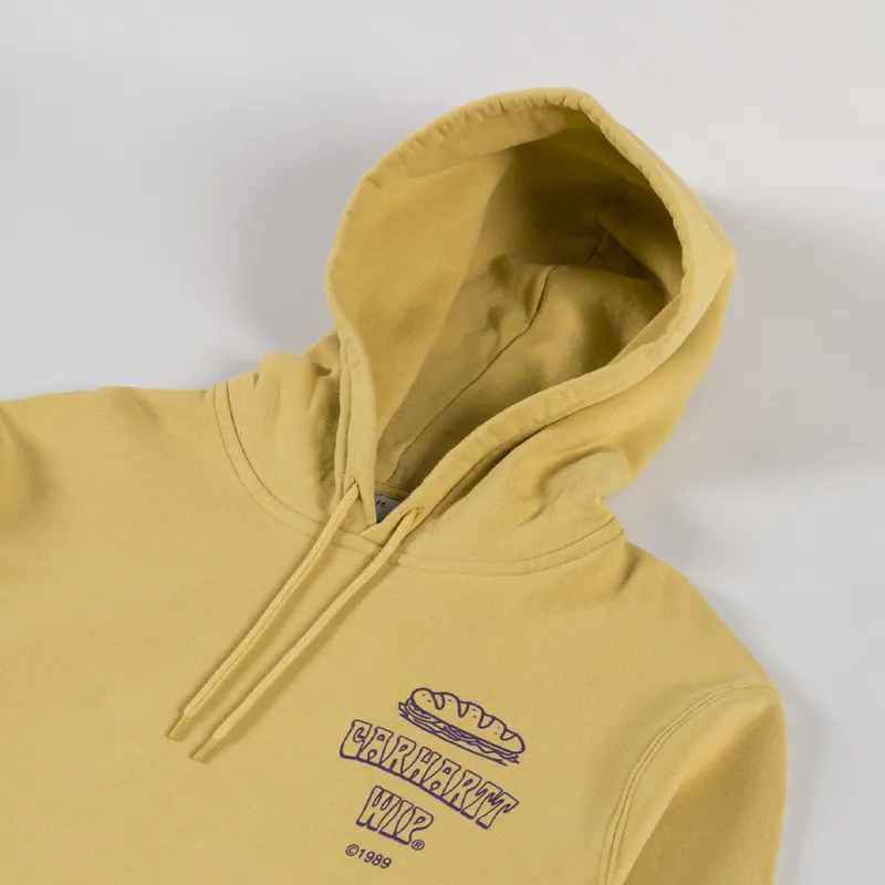 Carhartt WIP Hooded Sandwich Sweatshirt Suncrest Purple-3