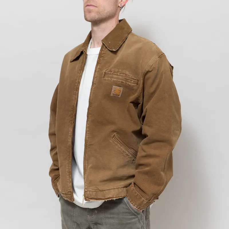 Carhartt WIP OG Detroit Jacket Hamilton Brown Destroy Wash-1