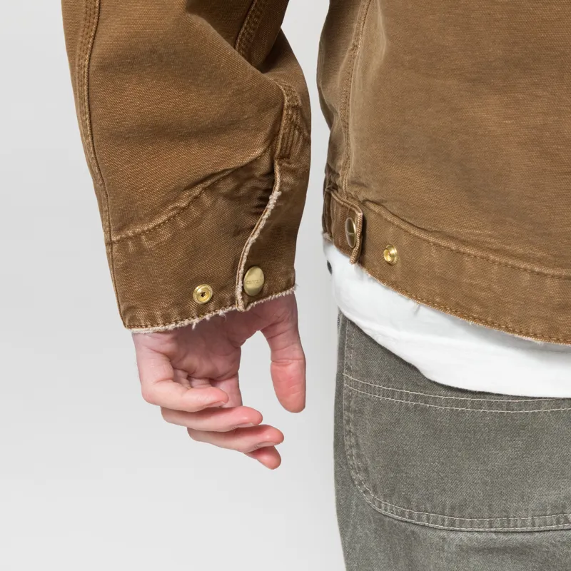 Carhartt WIP OG Detroit Jacket Hamilton Brown Destroy Wash-10