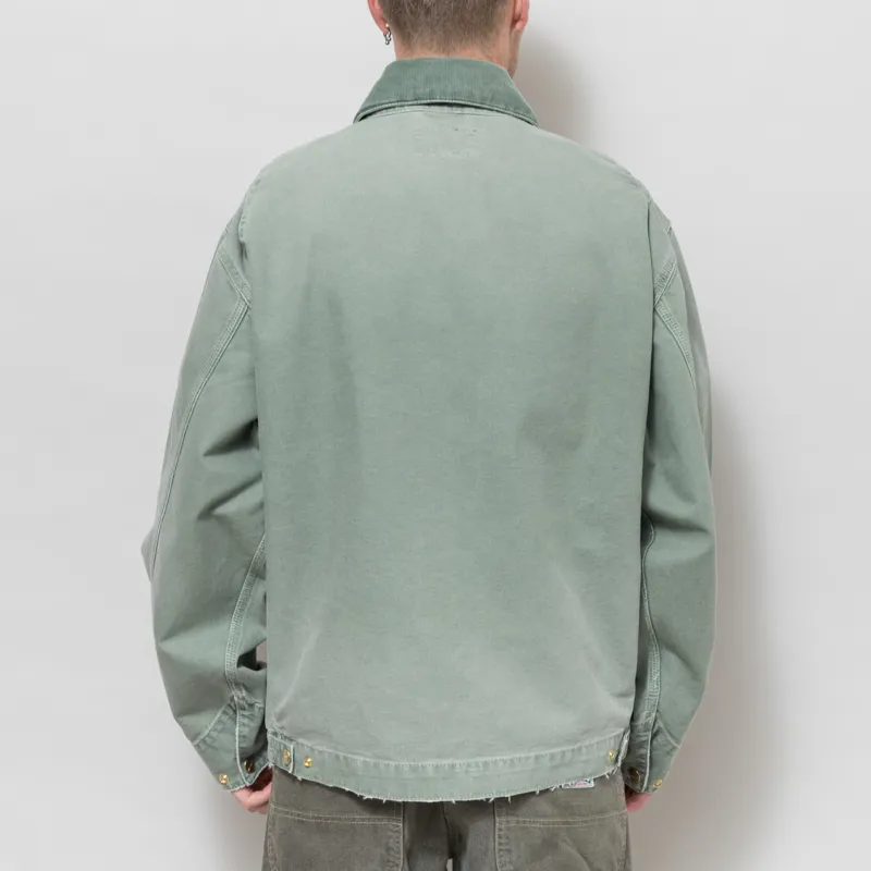 Carhartt WIP OG Detroit Jacket Shady Green Destroy Wash-2